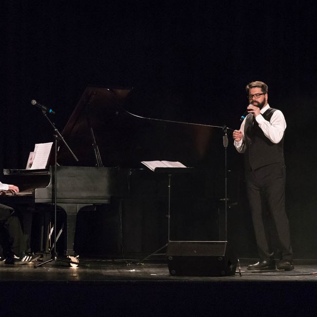 Vom Ensemble zum Duo geschrumpft: Toby und RIG am zweiten Tag in Mannheim.