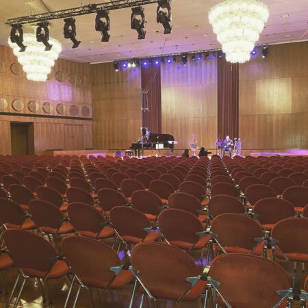 Der große Tag: im Gewandhaus zu Leipzig wurde das Konzert aufgezeichnet