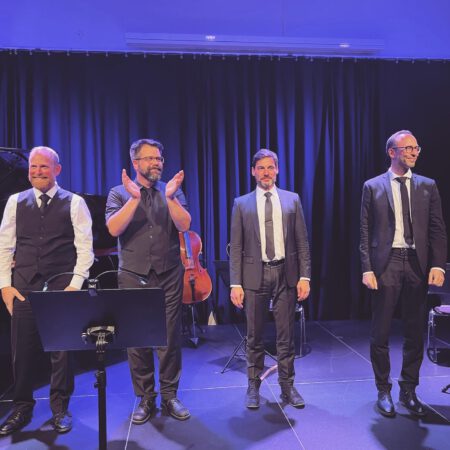 Toby, RIG, Martin und Daniel: das JANUS Quartett